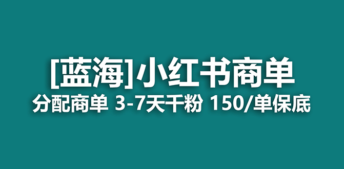 【副业项目7555期】2023蓝海项目，小红书商单，快速千粉，长期稳定，最强蓝海没有之一缩略图