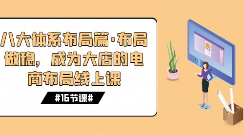 【副业项目7712期】八大体系布局篇·布局做稳，成为大店的电商布局线上课（16节课）缩略图